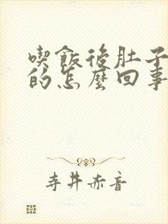 吃饭后肚子鼓鼓的怎么回事