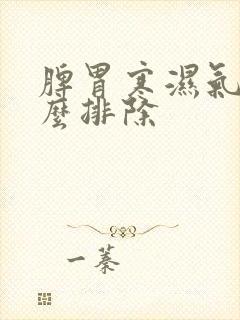 脾胃寒湿气重怎么排除