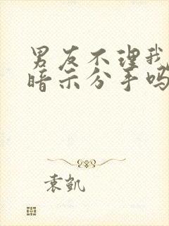 男友不理我了是暗示分手吗