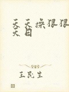天天操狠狠操天天日