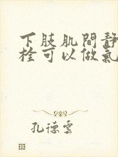 下肢肌间静脉血栓可以做气压治疗吗