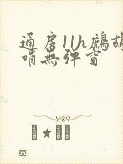 通房11h鹧鸪哨无弹窗封面