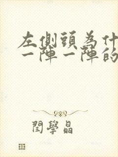 左侧头为什么会一阵一阵的痛封面