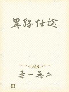 异路仕途封面