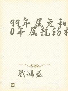 99年属兔和00年属龙的相配吗