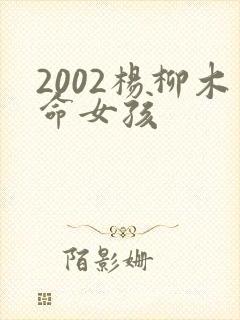 2002杨柳木命女孩