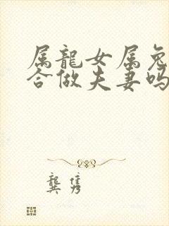 属龙女属兔男适合做夫妻吗