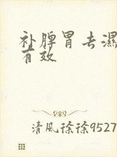 补脾胃去湿气最有效