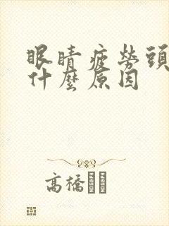 眼睛疲劳头晕是什么原因封面