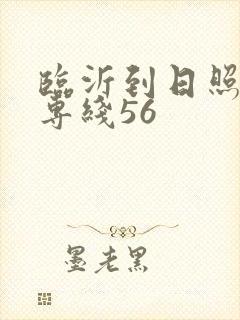 临沂到日照物流专线56