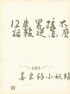 12岁男孩不听话叛逆怎么办