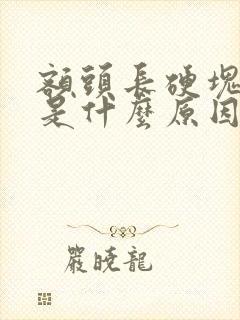 额头长硬块痘痘是什么原因