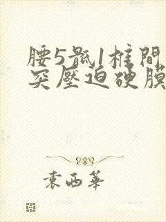 腰5骶1椎间盘突压迫硬膜囊