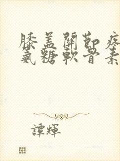 膝盖关节疼痛吃氨糖软骨素有用吗封面