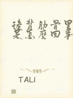 后背肋骨里面疼是怎么回事封面