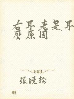 右耳老是耳鸣什么原因封面