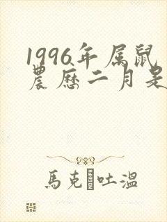 1996年属鼠农历二月是什么命
