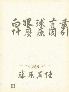 白眼球有黄斑是什么原因引起的封面