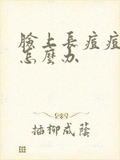 脸上长痘痘和斑怎么办