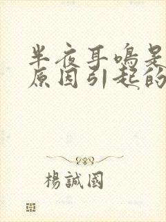 半夜耳鸣是什么原因引起的