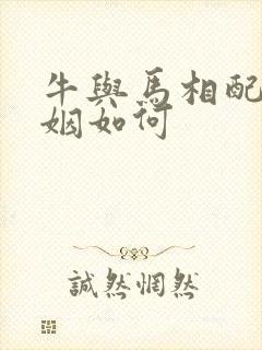 牛与马相配的婚姻如何