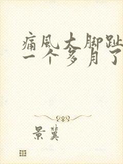 痛风大脚趾肿痛一个多月了