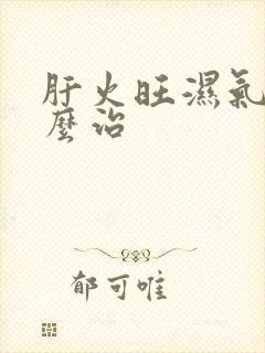 肝火旺湿气重怎么治封面