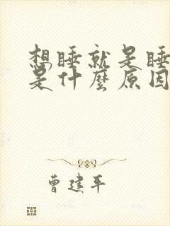 想睡就是睡不着是什么原因