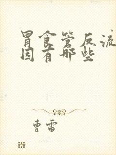 胃食管反流的病因有哪些