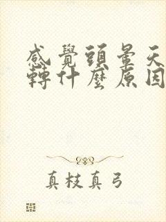 感觉头晕天旋地转什么原因