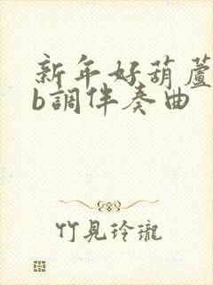 新年好葫芦丝降b调伴奏曲