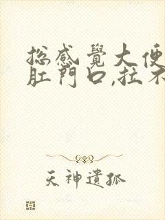 总感觉大便堵在肛门口,拉不出来