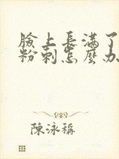 脸上长满了闭口粉刺怎么办