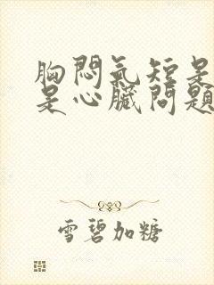 胸闷气短是肺还是心脏问题