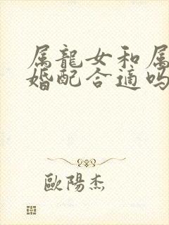 属龙女和属龙男婚配合适吗封面