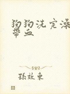 狗狗洗完澡拉稀带血