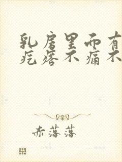 乳房里面有个硬疙瘩不痛不痒封面