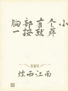 胸部有个小疙瘩一按就疼封面