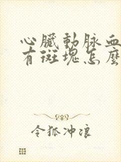 心脏动脉血管上有斑块怎么办封面