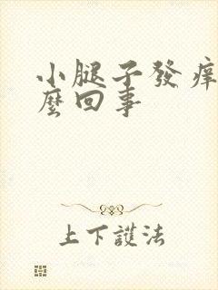 小腿子发痒肿怎么回事封面