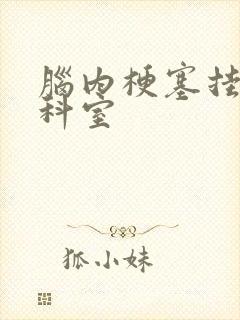 脑内梗塞挂什么科室