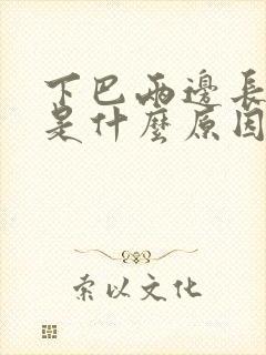 下巴两边长痘痘是什么原因引起的