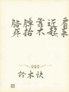 胳膊靠近肩膀处疼抬不起来