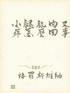 小腿肌肉又酸又疼怎么回事