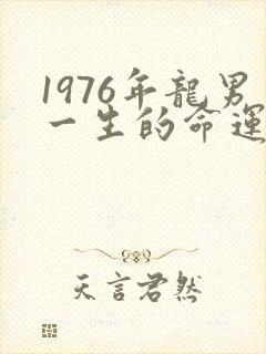 1976年龙男一生的命运
