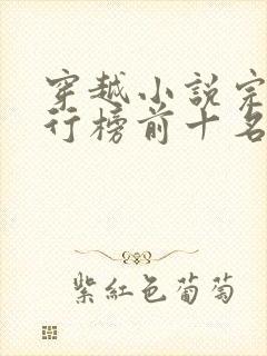 穿越小说完结排行榜前十名封面