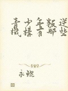 青少年叛逆管教机构有哪些