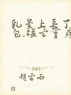 乳晕上长了个硬包,碰它会疼