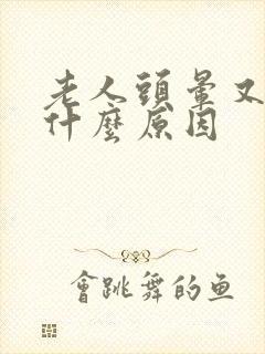 老人头晕又吐是什么原因