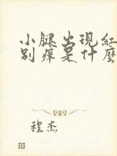 小腿出现红点特别痒是什么原因